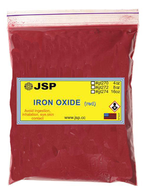 IRON OXIDE (red) 16 ozs - Click Image to Close