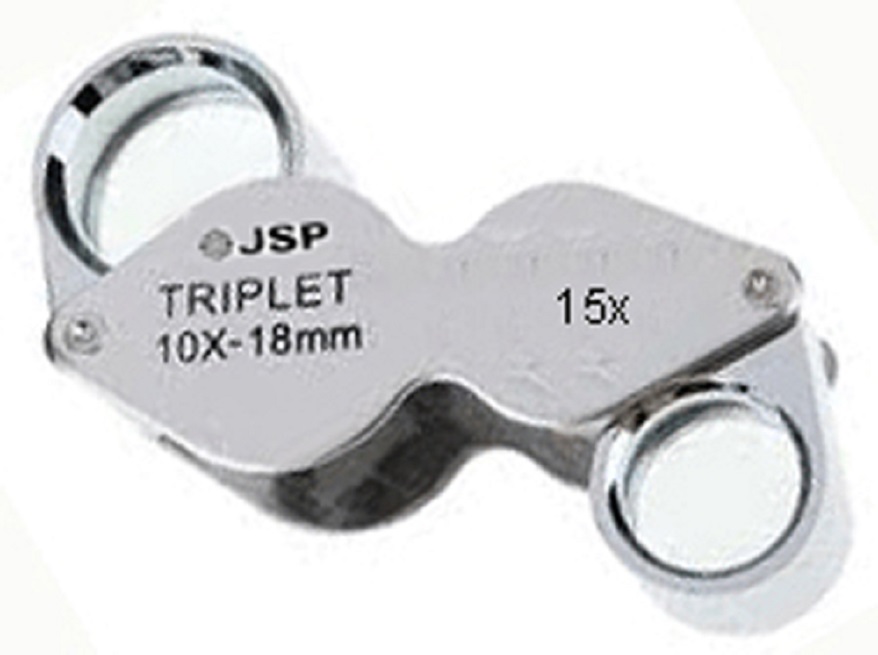 TWIN LENS LOUPE 10x x20mm & 15x x16mm - Click Image to Close