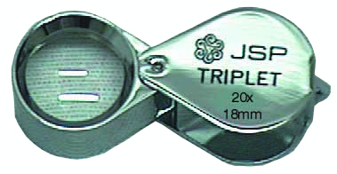 LOUPE , 20X TRIPLET, 18MM - Click Image to Close