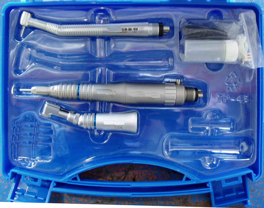 DENTAL HANDPIECE STARTER KIT. 4 PIECES, 2 Holes. Made in the USA FDA - Click Image to Close