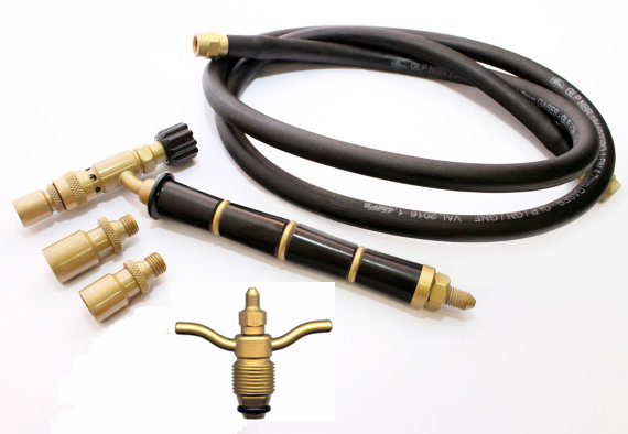 ORCA/JSP TORCH COMPLETE with HOSE, 3 tips and propane connector - Click Image to Close