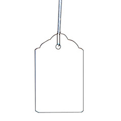 STRING TAGS WHITE Paper 13MMX25MM packs OF 1000 - Click Image to Close