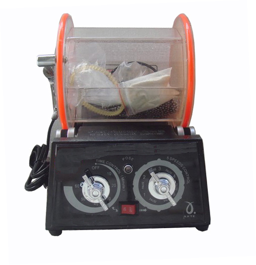 3KG ROTARY TUMBLER CLEAR,110V - Click Image to Close