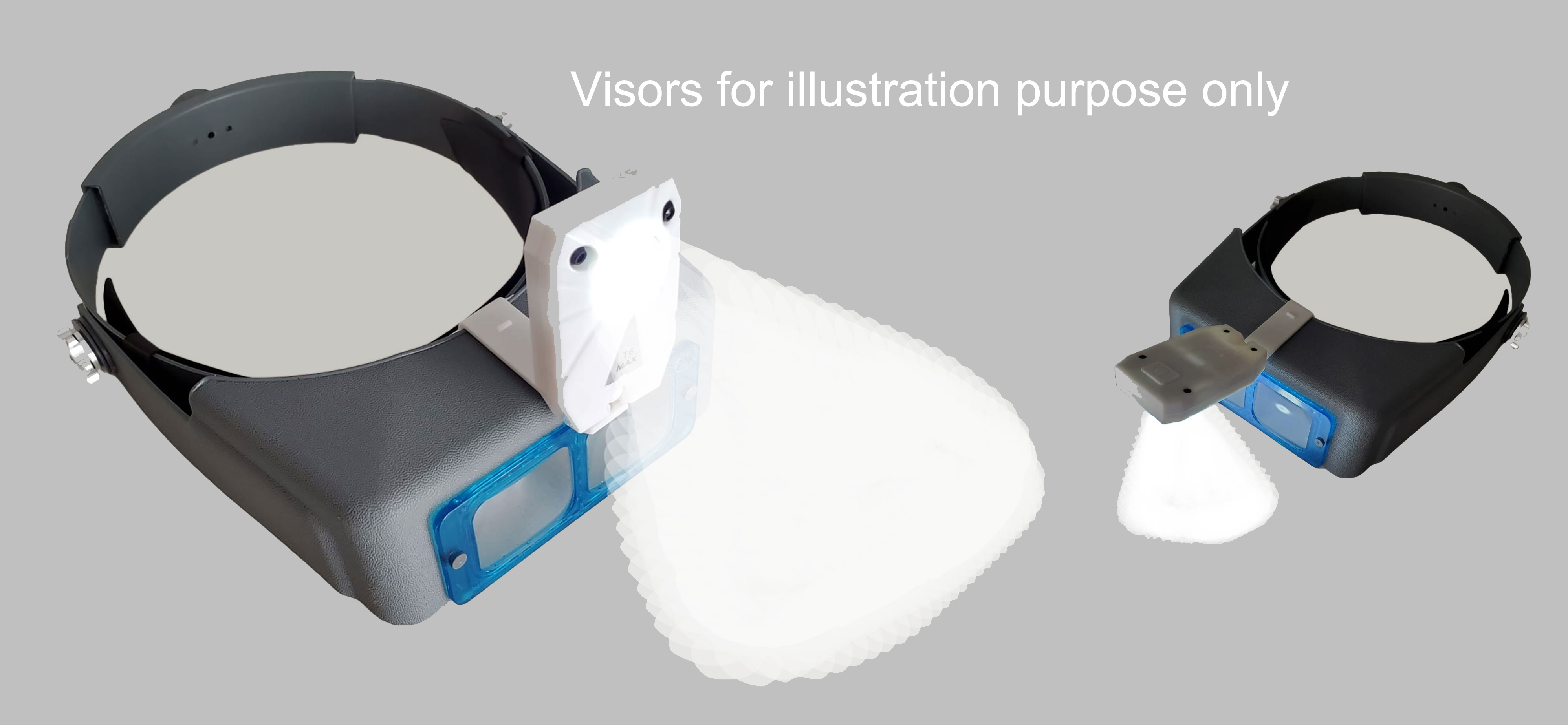 SMART LAMP for MAGNIFYING VISORS - Click Image to Close