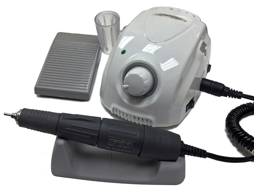 MARATHON CHAMPION MICROMOTOR with handpiece and foot control - Click Image to Close