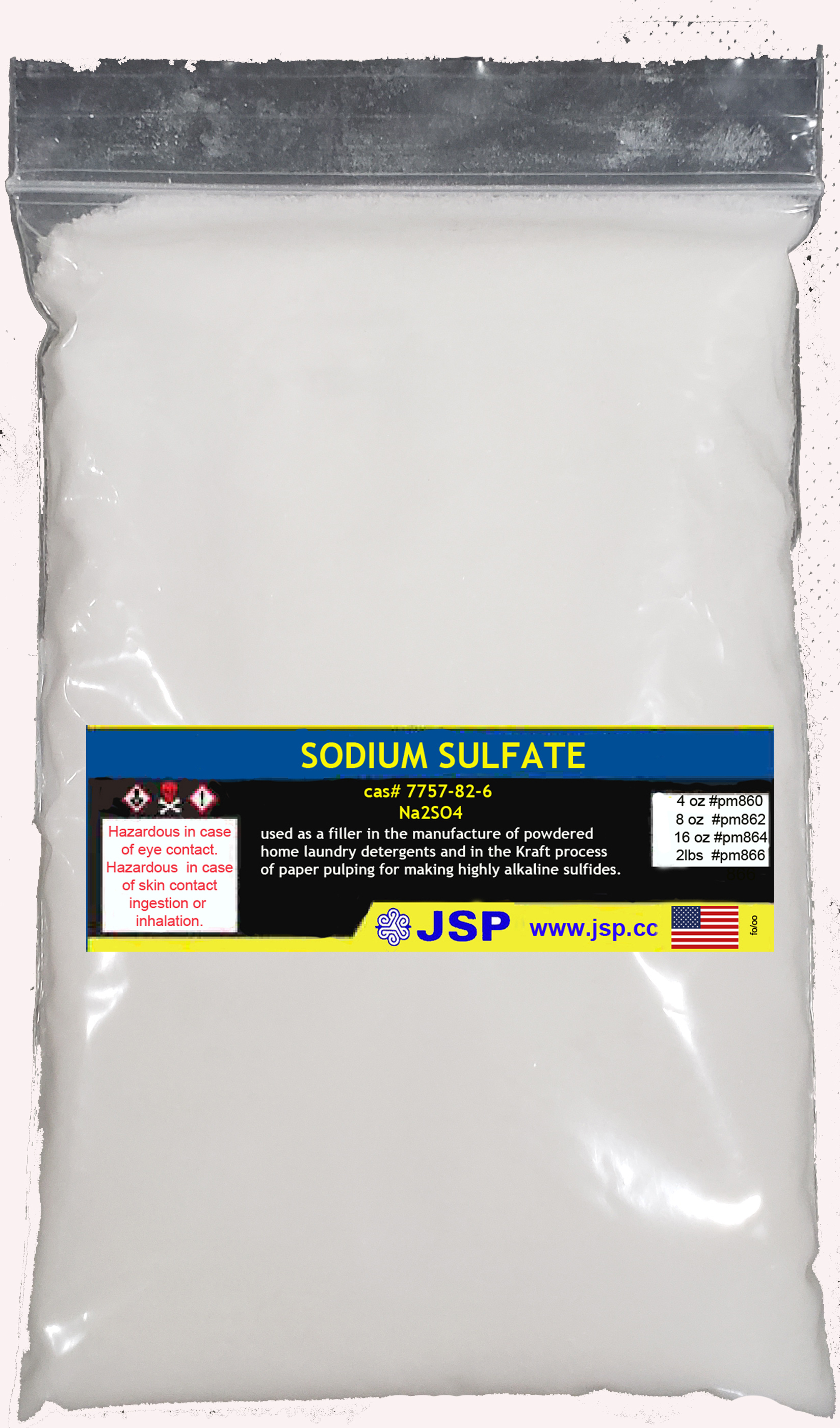 Sodium Sulfate 8 ounces - Click Image to Close