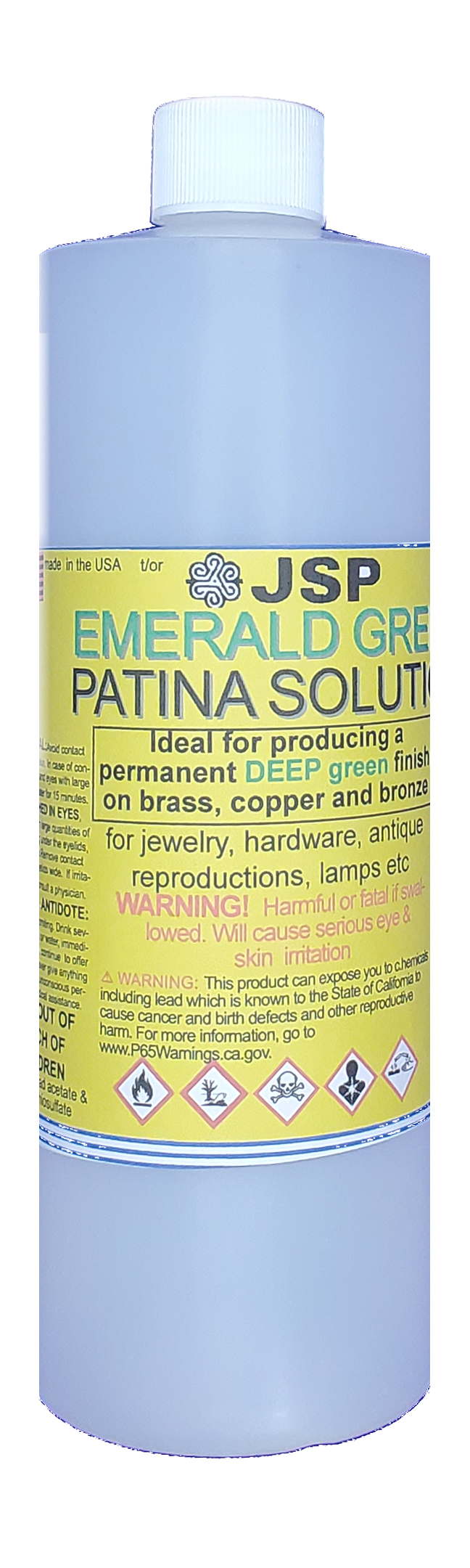 EMERALD GREEN PATINA 16 ounces - Click Image to Close