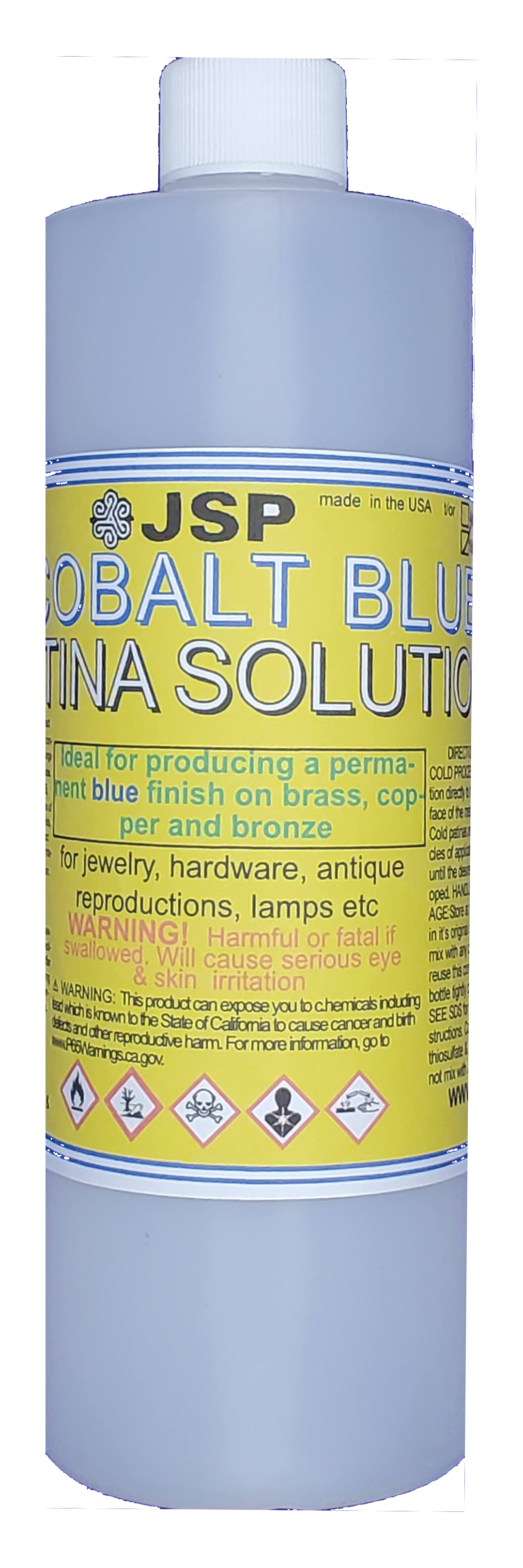 COBALT BLUE PATINA 16 ounces - Click Image to Close