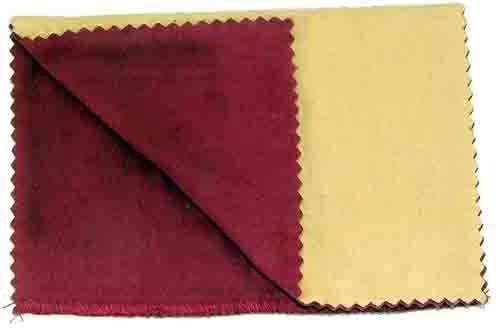 ROUGE CLOTH, PROFESSIONAL 14" X 11.5"red/yellow EXTRA ROUGE - Click Image to Close