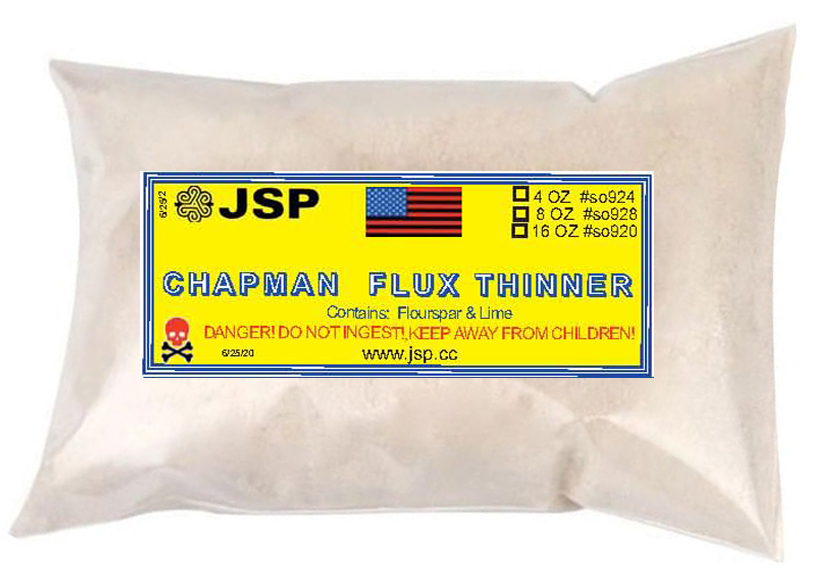 CHAPMAN"S FLUX THINNER 8 ozs - Click Image to Close
