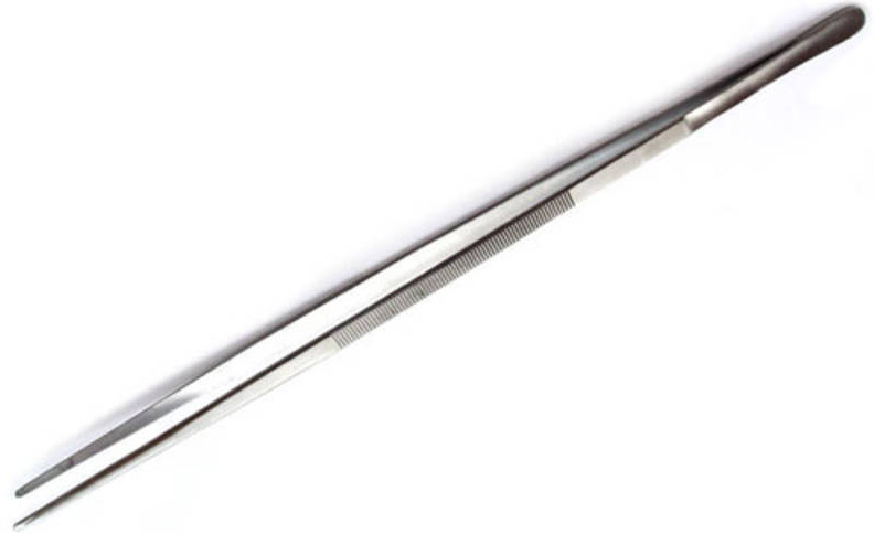 12" Stainless Steel Tweezers - Click Image to Close