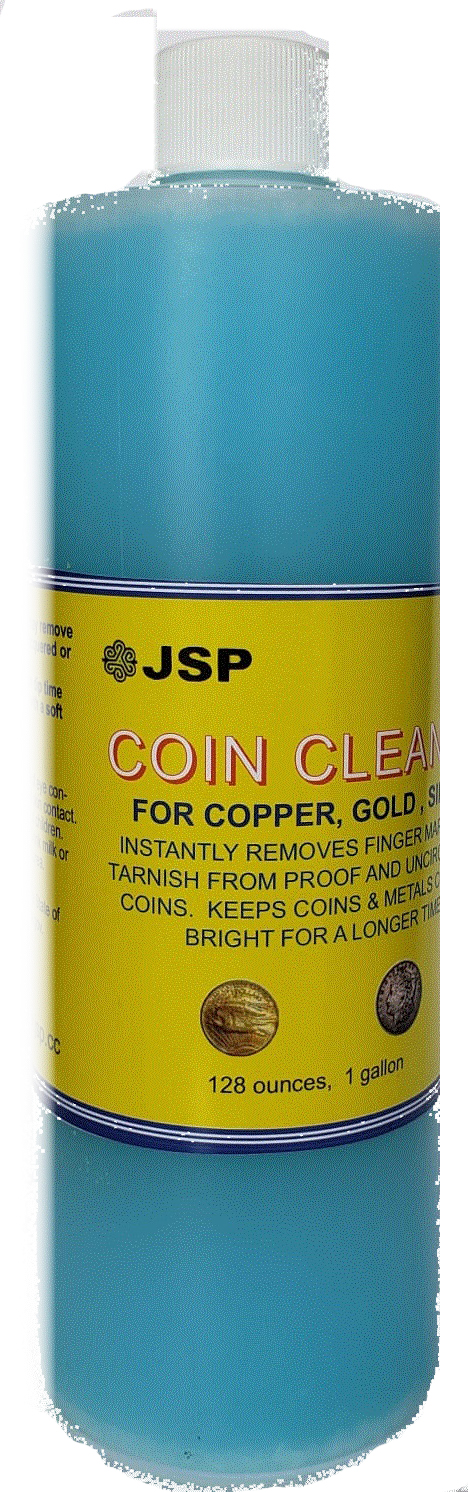 JSP® SUPER COIN CLEANER 16 ounces - Click Image to Close