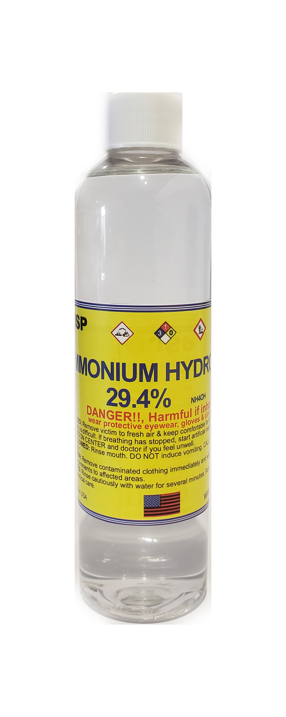 Ammonium Hydroxide Solution 29.4% 32oz - Click Image to Close
