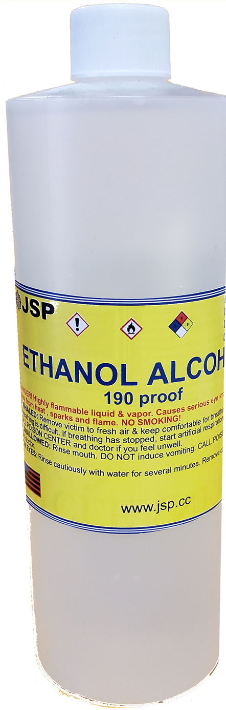 ETHANOL ALCOHOL 190% 16oz - Click Image to Close