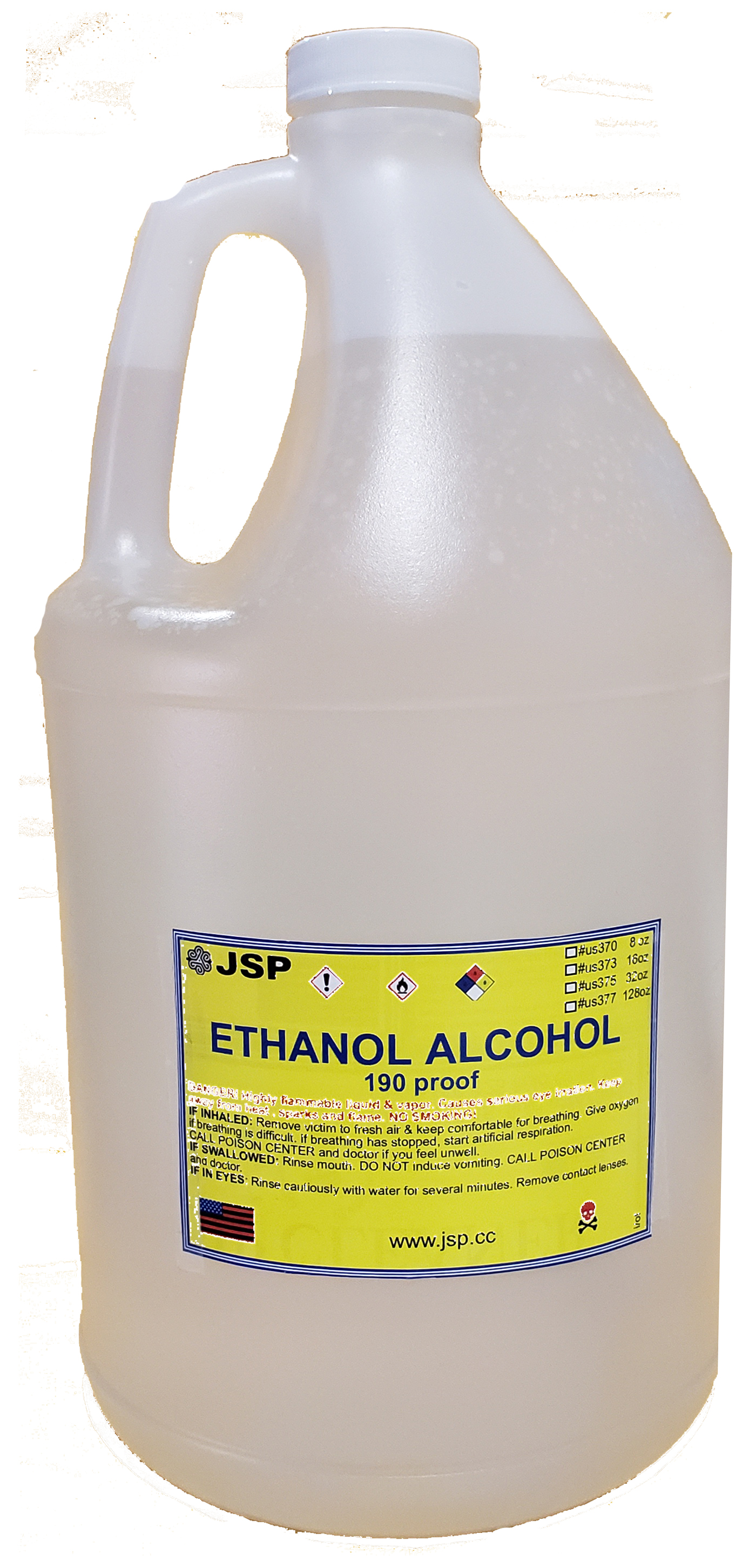 ETHANOL ALCOHOL 190% 128oz - Click Image to Close