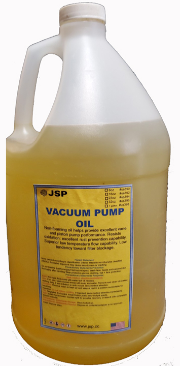 VACUUM PUMP OIL 128 oz - Click Image to Close