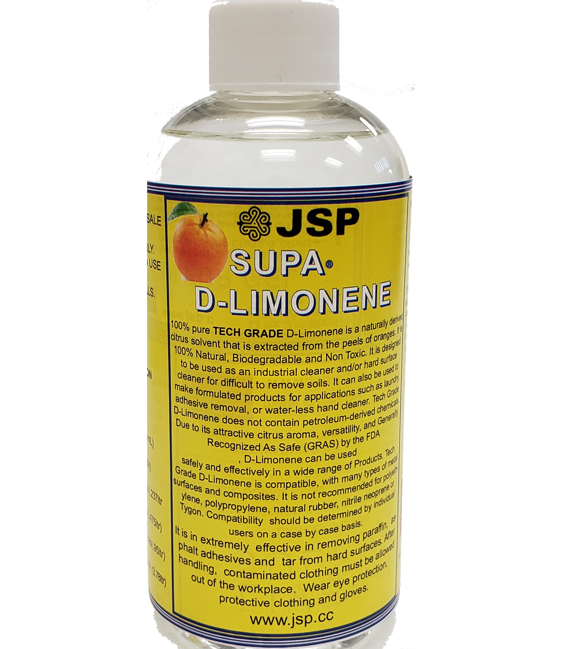 SUPA® D-LIMONENE 100% pure TECHNICAL GRADE 8oz - Click Image to Close